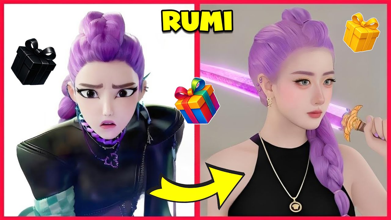 Choisis ton CADEAU spécial KPOP DEMON HUNTERS🎁 + K-POP Demon Hunters dans la vraie Version TIKTOK🎵🔥