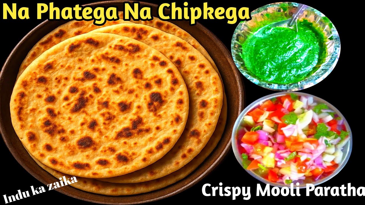 Mooli Paratha Recipe | Bilkul Na Phatega Na Chipkega | Soft & Tasty Mooli Paratha