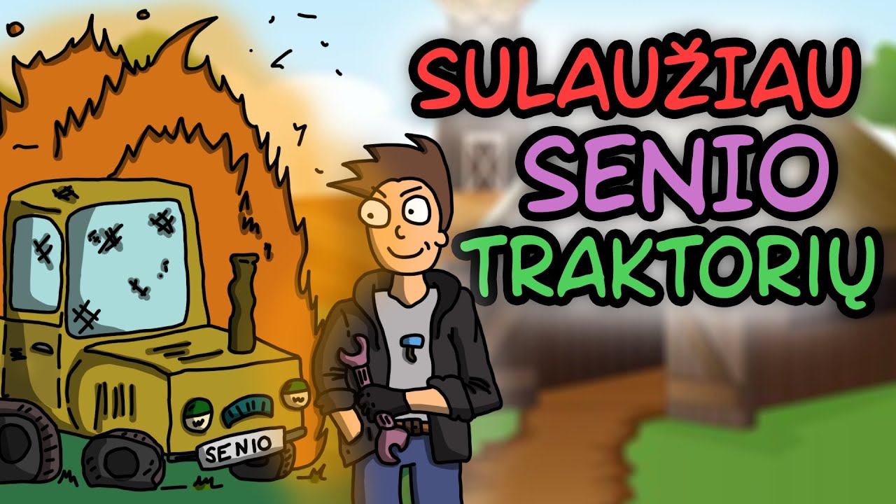 MINECRAFT SULAUŽIAU SENIO TRAKTORIŲ!