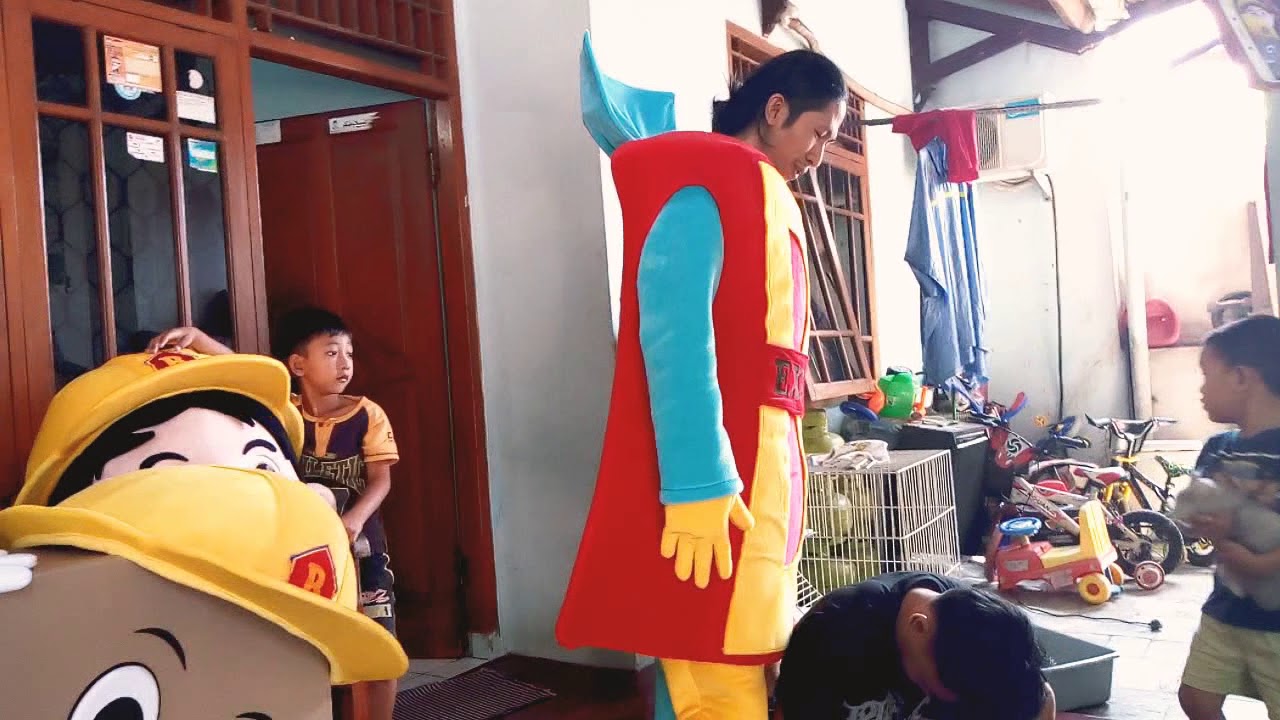 Kostum Badut Maskot Lucu Bingits Bikinan Sanggaralle.com