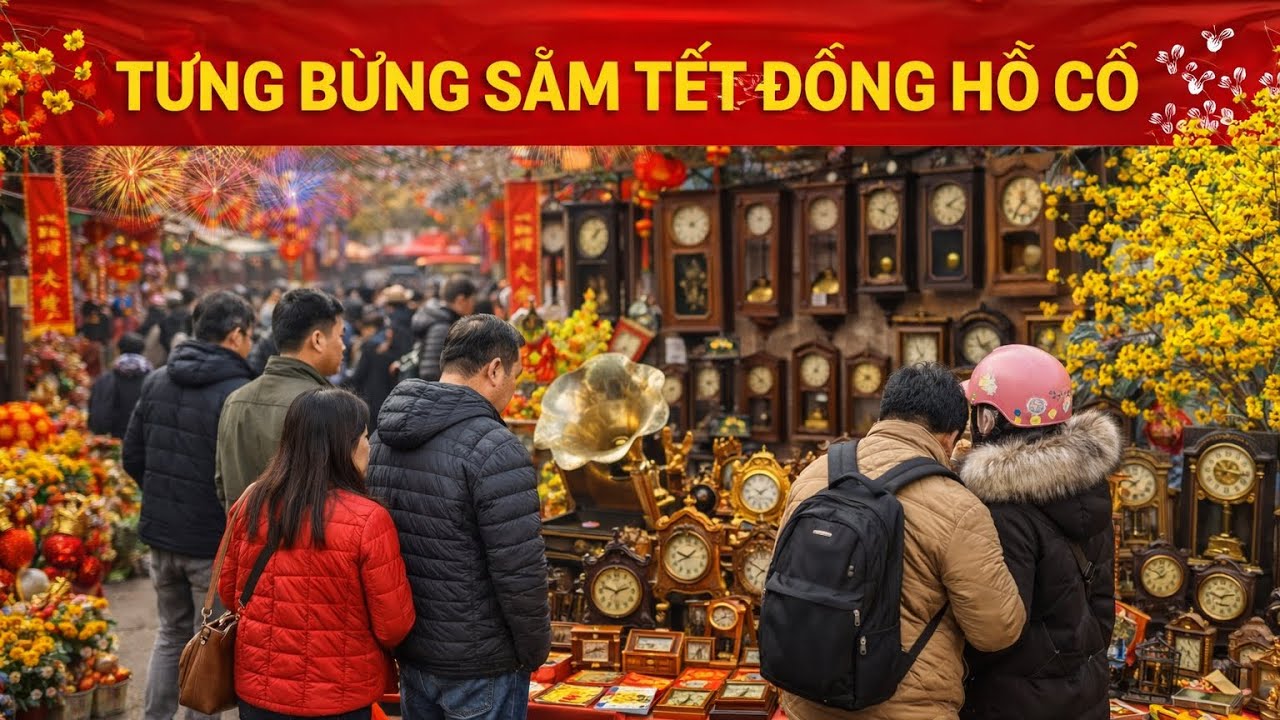 mời  các bác sắm đồng hồ chơi tết