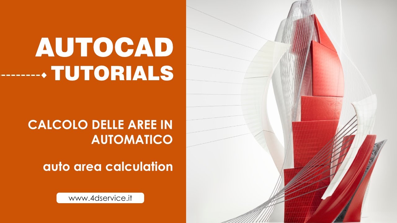 AUTOCAD - CALCOLO DELLE AREE IN AUTOMATICO