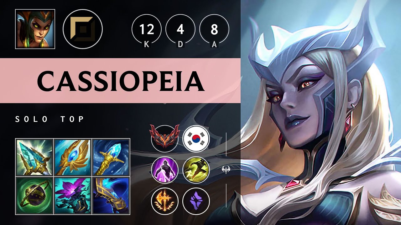 Cassiopeia Top vs Jax - KR Grandmaster Patch 25.20