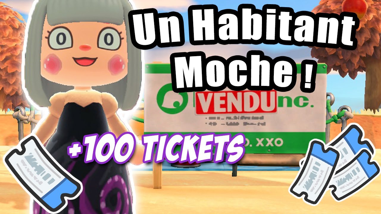 MA PIRE CHASSE À L'HABITANT 😡 100 TICKETS MILES NOOK - Animal Crossing New Horizons 