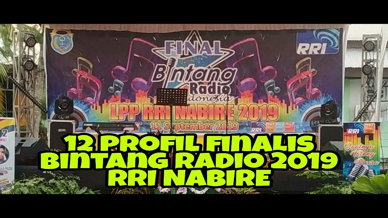 Biodata 12 Finalis Bintang Radio 2019 RRI NABIRE