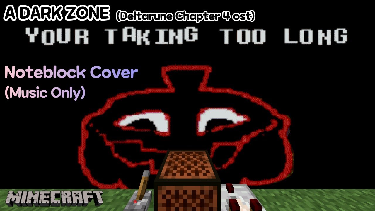 (Music Only)「A DARK ZONE (Jackenstein Theme)」Minecraft Noteblock Cover ||  (NBS ver.)