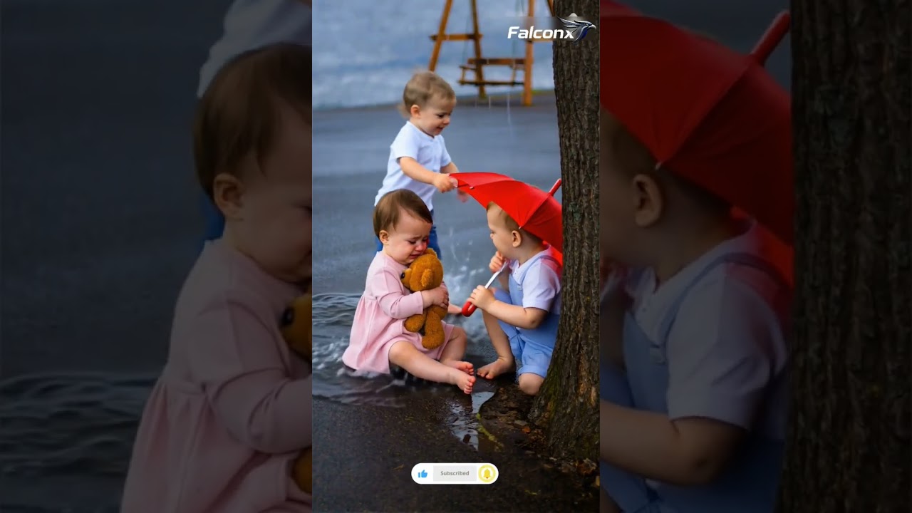 #LostInRain  #UmbrellaMoment  #ViralBabyStory  #SadButBeautiful  #ChildhoodEmotions  #SilentLove