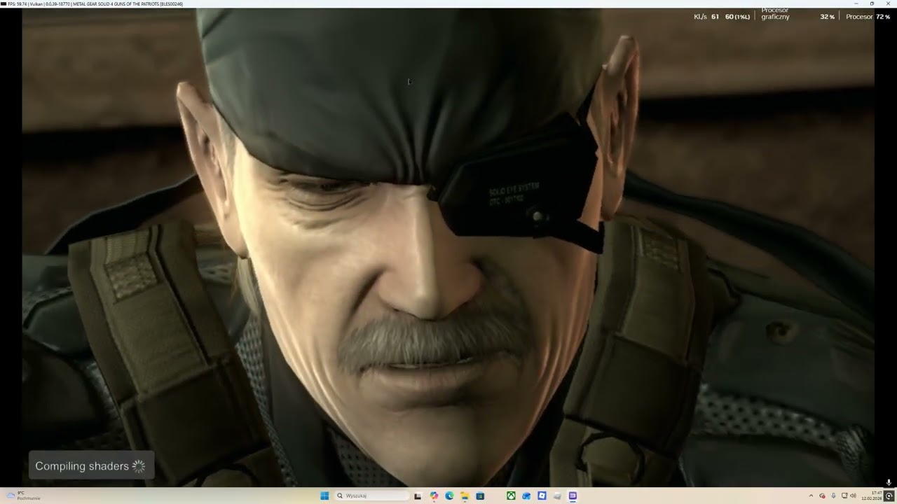 emulator RPCS3 na pc MGS-4