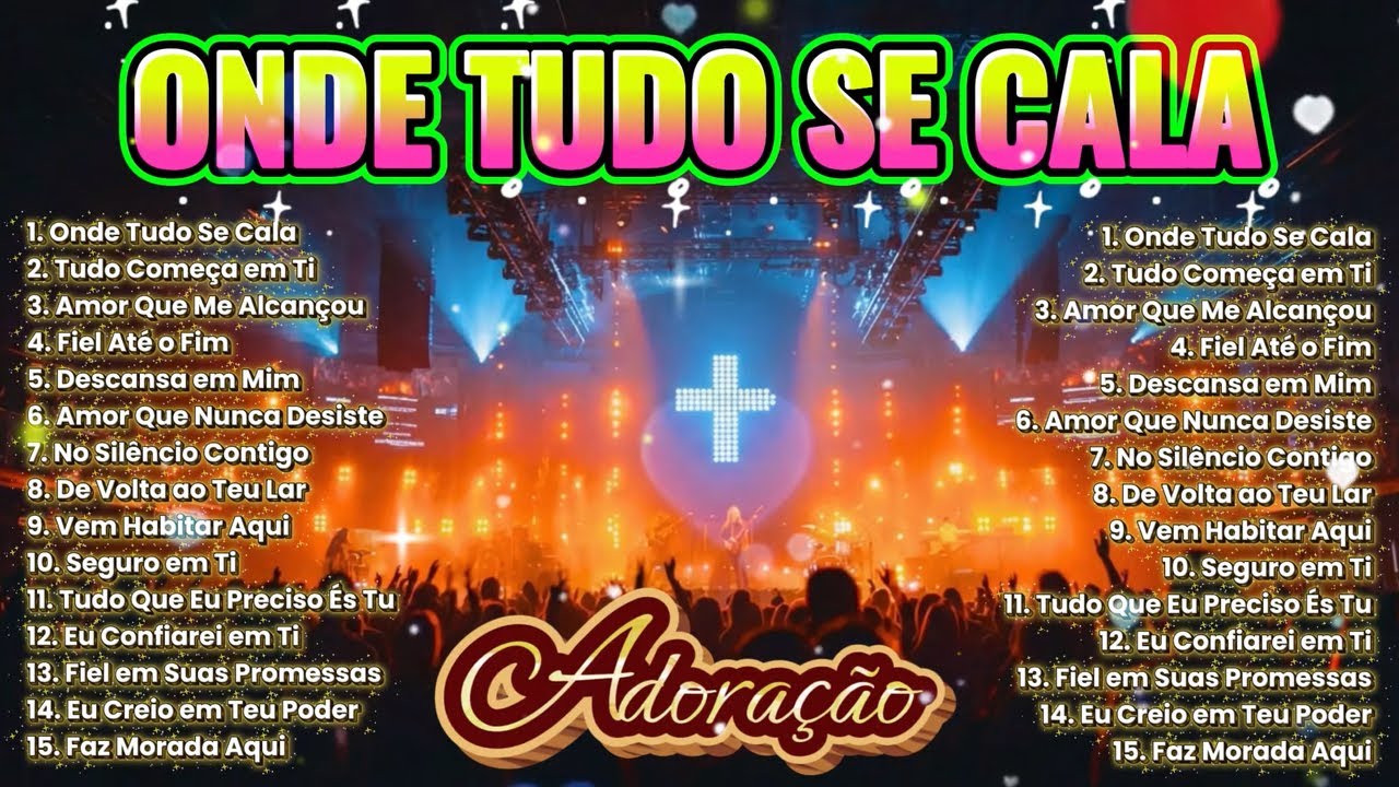 Onde Tudo Se Cala 👉🙏 Louvores para Dormir e Descansar 👉🙏 Adoração Viva que Fortalece a Fé