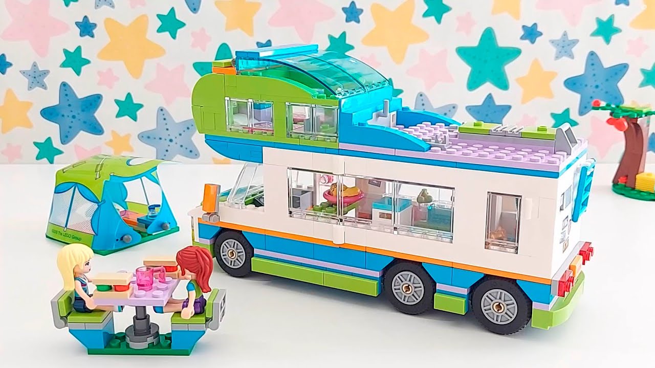 Lego Friends 41339 Autocaravana de Mia's Camper Van speed build & review 2018