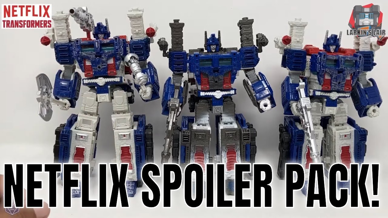 Transformers Netflix War For Cybertron Ultra Magnus & Rung (Spoiler Pack) Review, Larkin's Lair