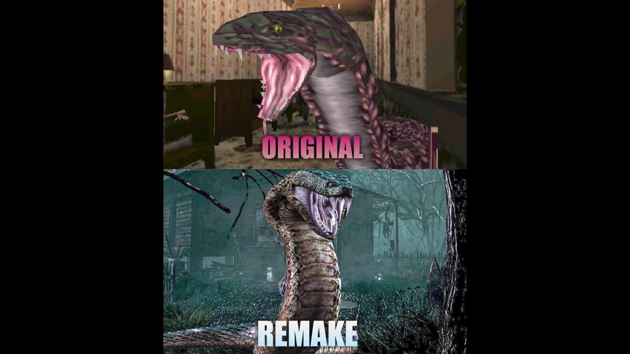 Characters Comparison Resident Evil 1 ORIGINAL (1996) VS REMAKE (2002)