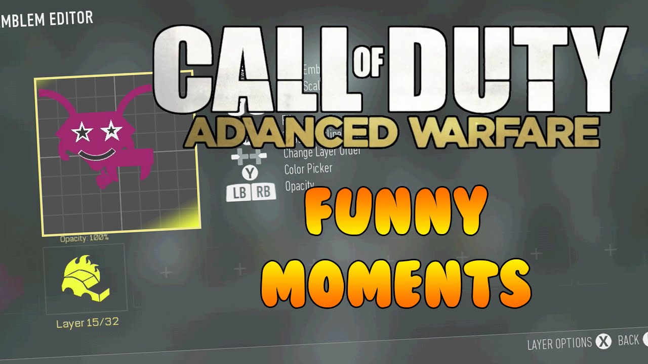 Call of Duty: Advanced Warfare - Funny Moments! (Fails, Pokemon Emblem, and More!)