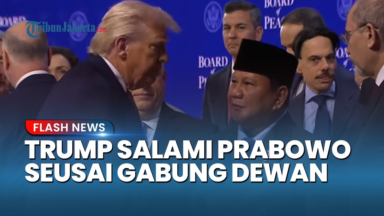 Langkah RI Gabung Dewan Perdamaian Disambut Hangat, Trump Beri Salam Spesial ke Prabowo