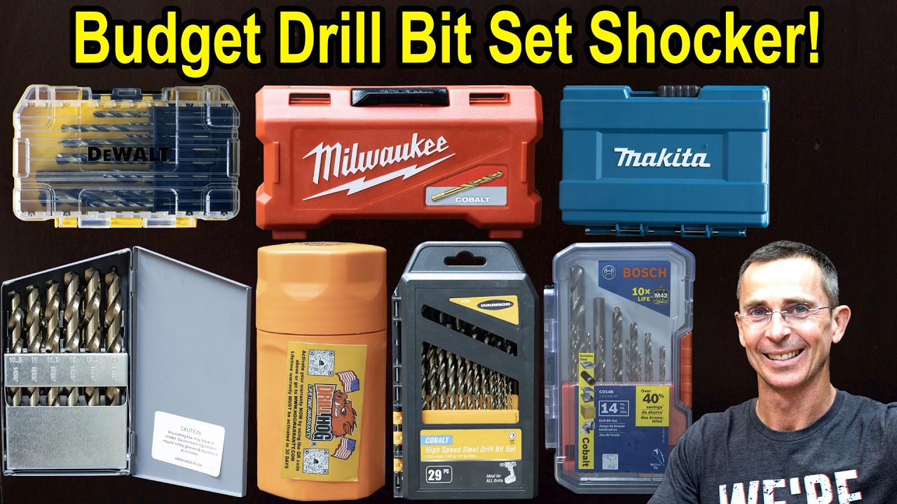 Budget Drill Bit Set DESTROYS Premium Brands!