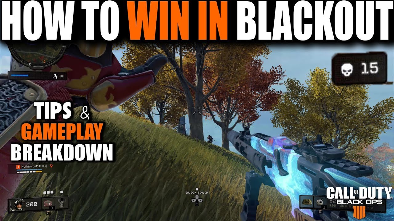 TIPS & TRICKS TO WIN IN BLACKOUT BATTLE ROYALE | Call of Duty Black Ops 4