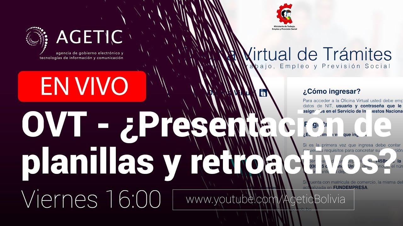 OVT - &iquest;Presentaci&oacute;n de planillas y retroactivos?