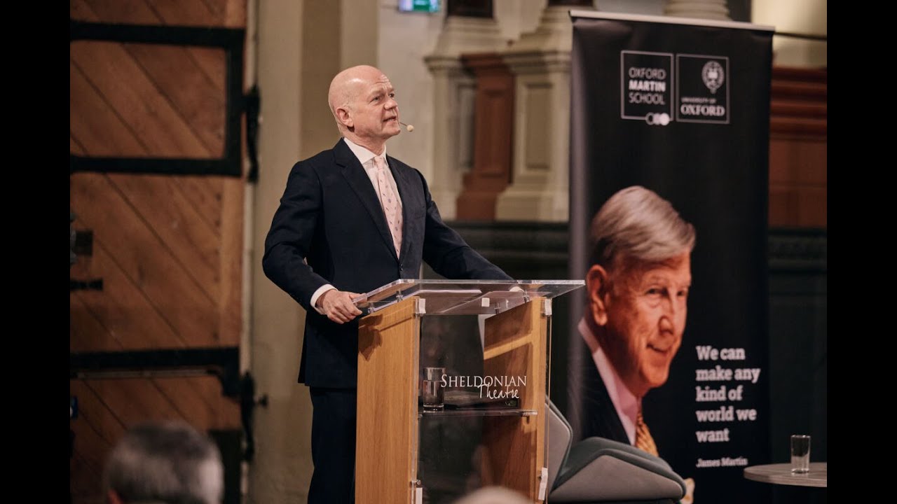 &lsquo;Environment, health, society and economics in the new era of geopolitics&rsquo; with Lord Hague