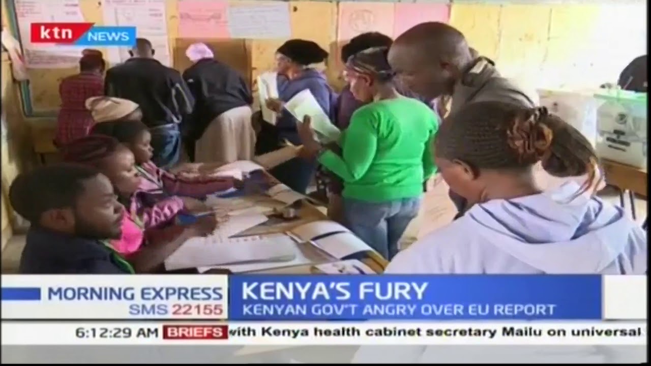 Kenyan government allegedly blocked EU Observer Mission from presenting election report in Kenya