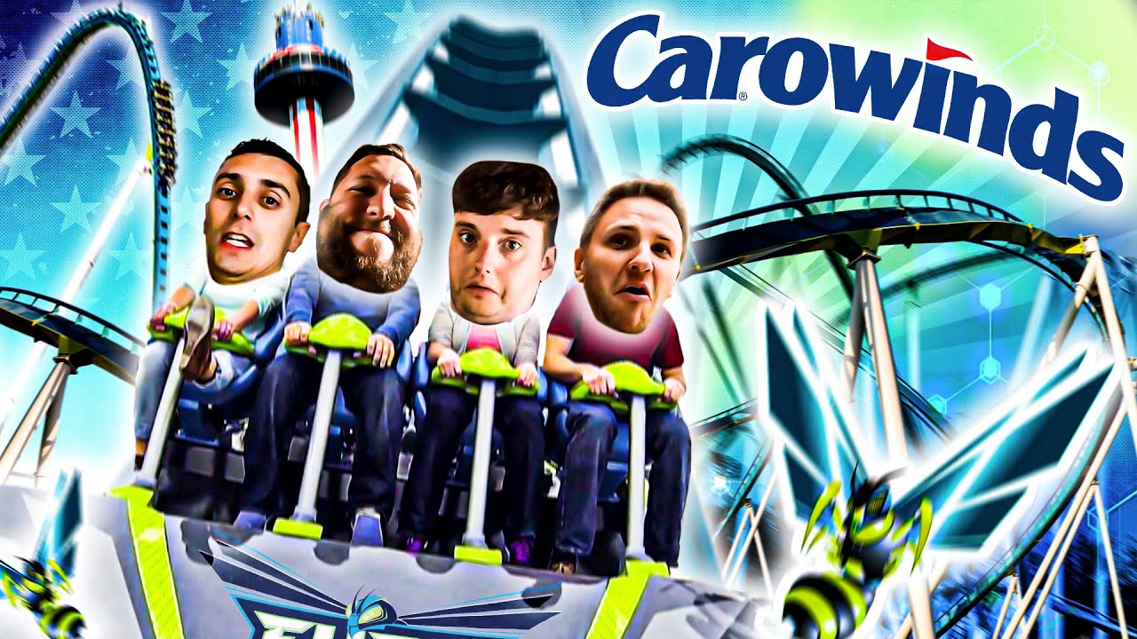 On essaye de Faire 14 Coasters à CAROWINDS ! (fury 325 est gigafurax...) First Drop in 🇺🇸 Vlog 16