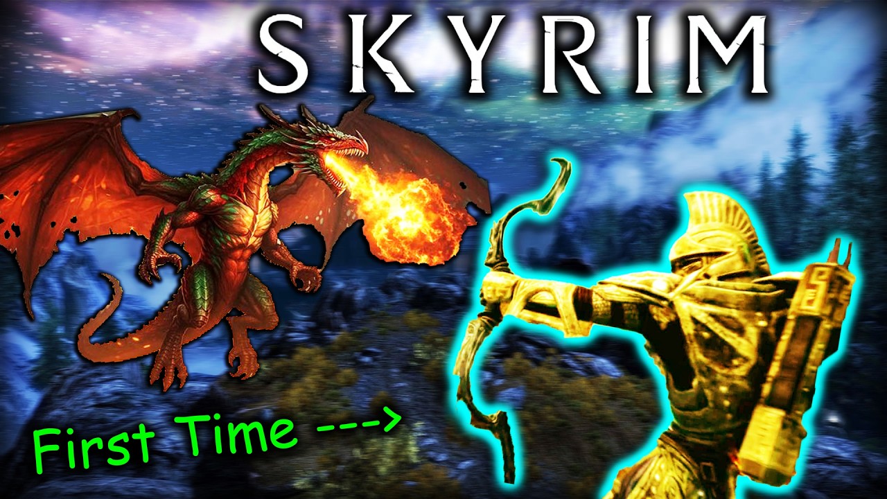 First Time Skyrim Player BECOMES MASTER THEIF (15 Years Later)