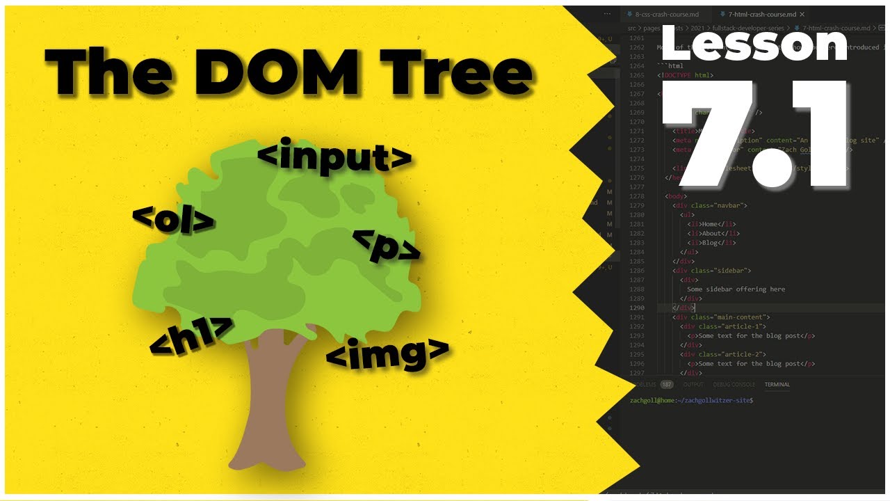 HTML + JavaScript === the DOM (Document Object Model)