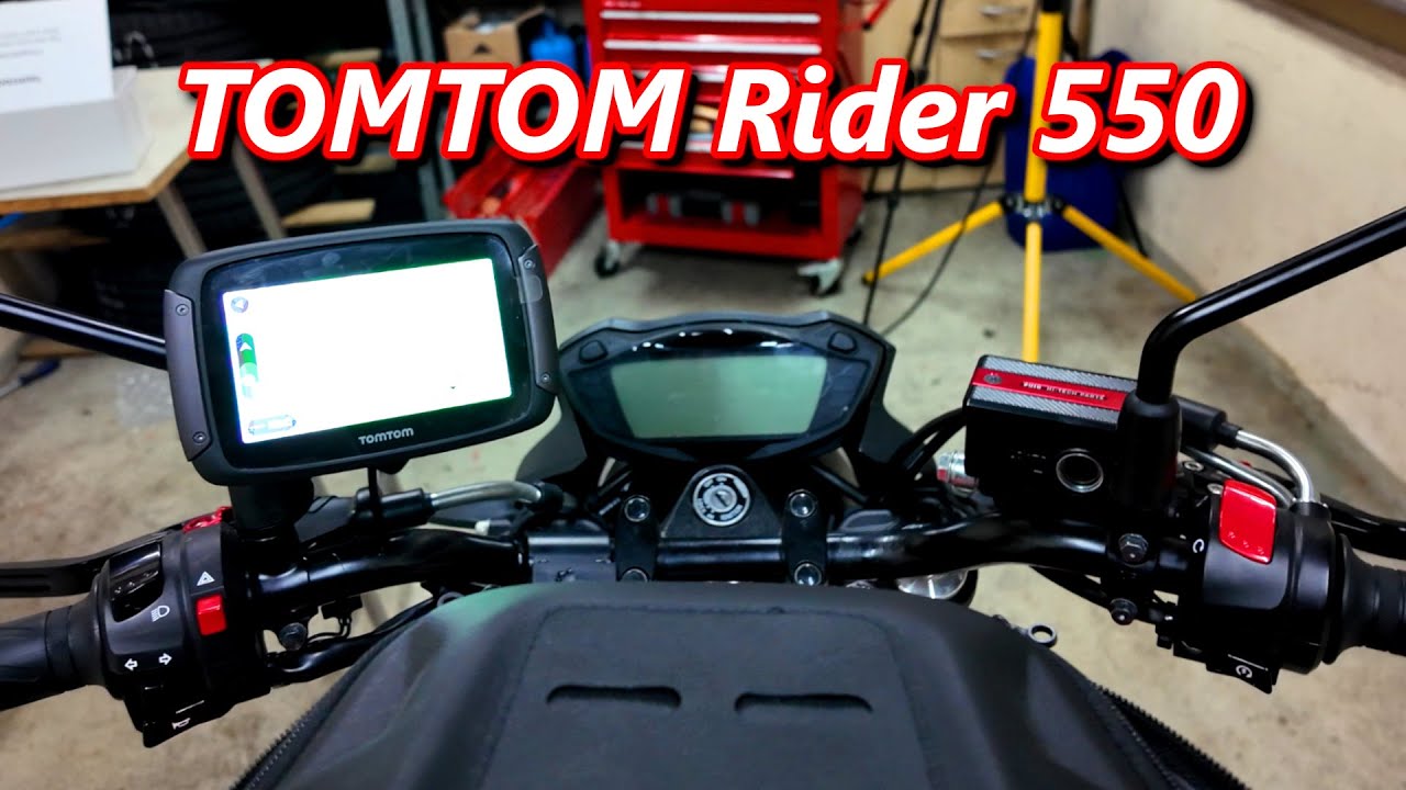 TomTom Rider 550 Motorrad Navi - Unboxing Montage