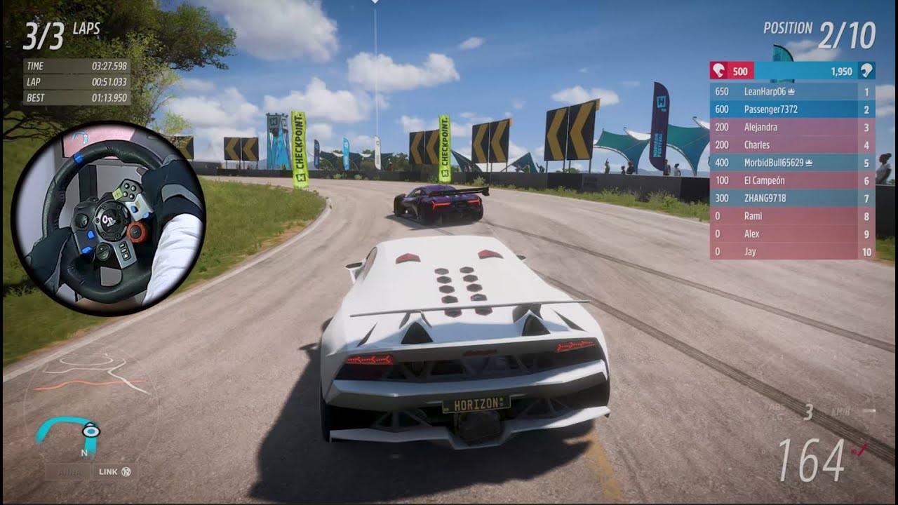 Lamborghini Sesto Elemento Racing / Forza Horizon 5 / Logitech G29