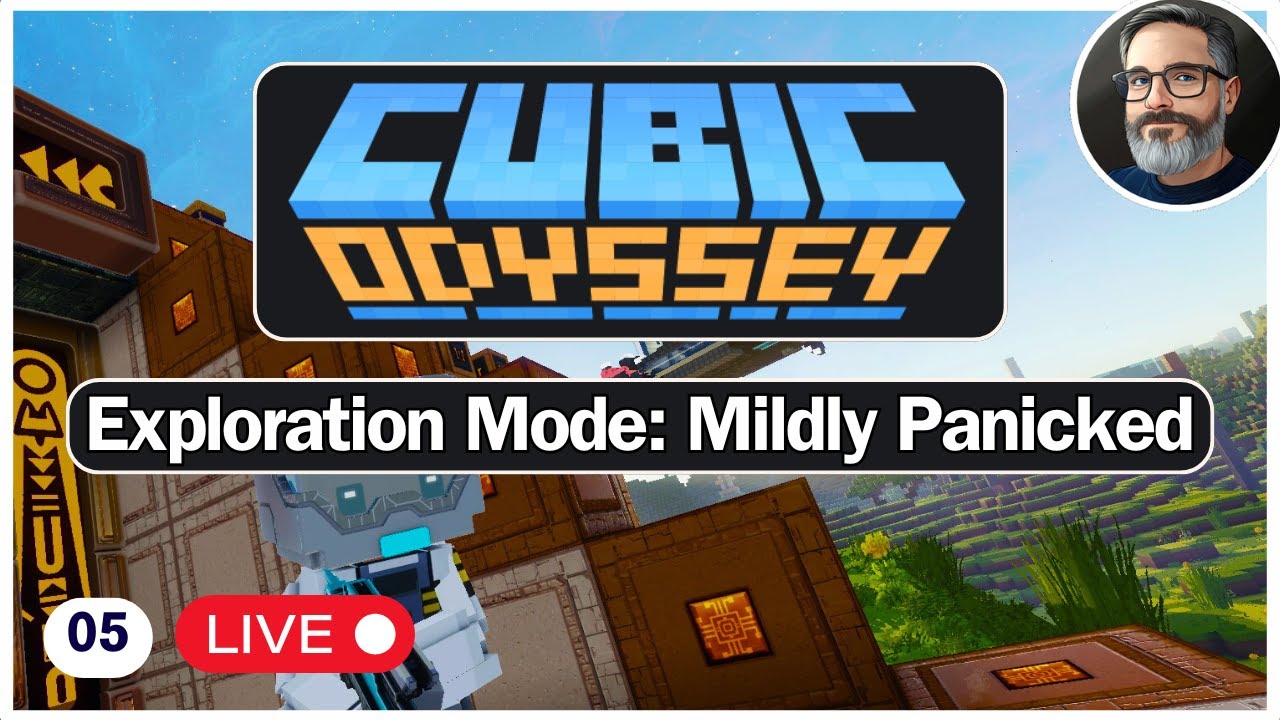 🔷 CUBIC ODYSSEY Livestream 05 – ☄ Exploration Mode: Mildly Panicked 🚀