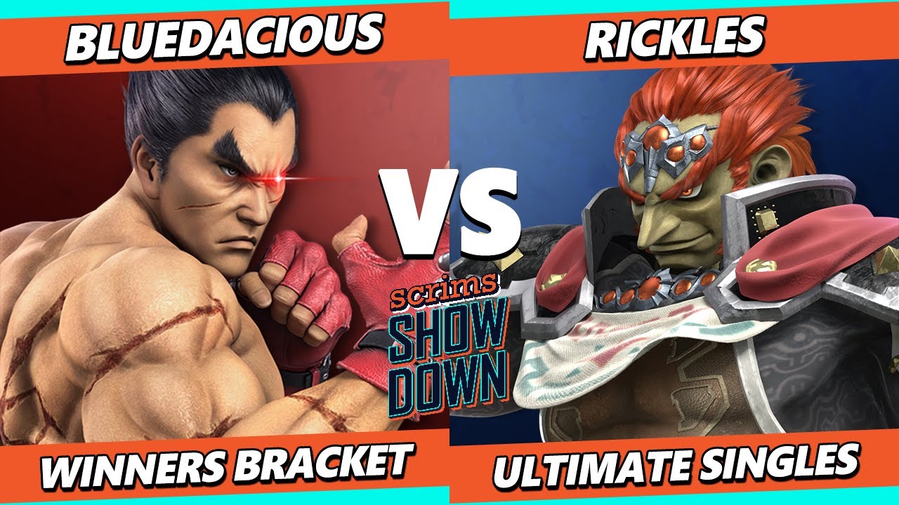 Scrims Showdown 77 - Bluedacious (Kazuya) Vs. Rickles (Ganondorf) Smash Ultimate - SSBU