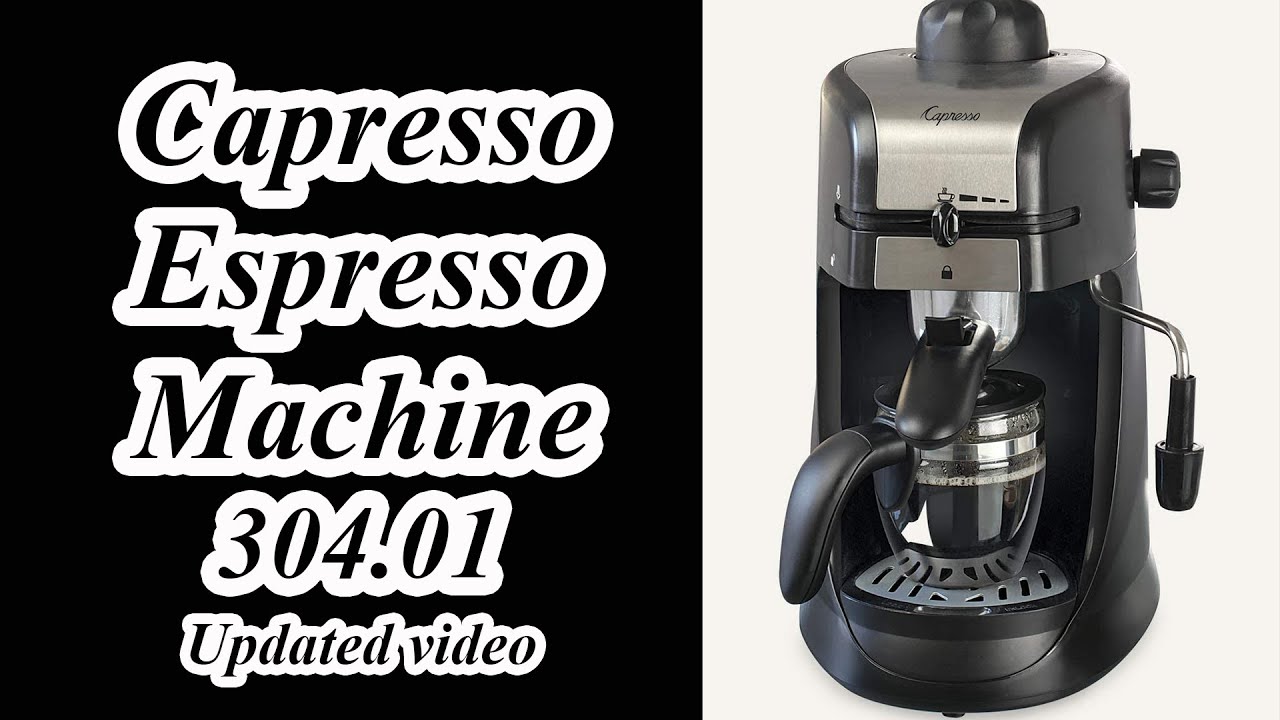 Capresso Steam Pro Espresso machine updated review and operation