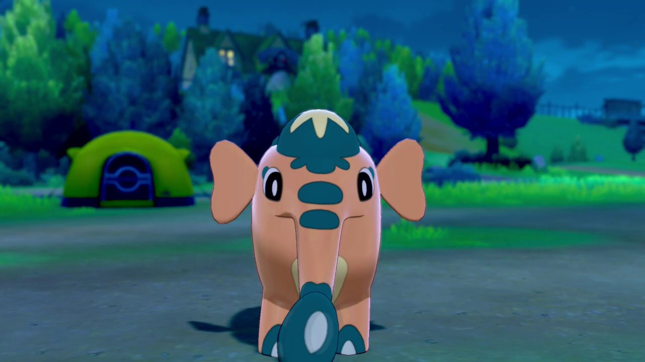 Cufant In Camp - Pokemon Sword & Shield
