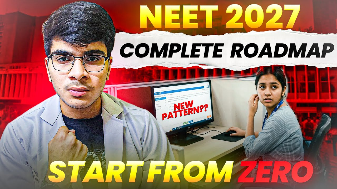 Your Ultimate NEET 2027 ROADMAP!!📚⚡AIR Under 100 Strategy *must watch*🏆!! #neet #neet2027 #mbbs 