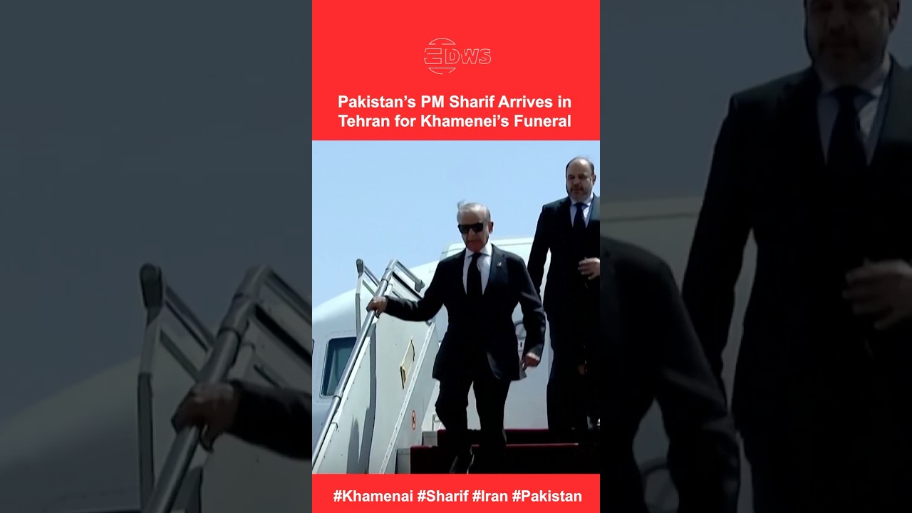 Pakistan's P.M. Shehbaz Sharif Lands in Tehran for Khamenei's Funeral | DWS News | AC19