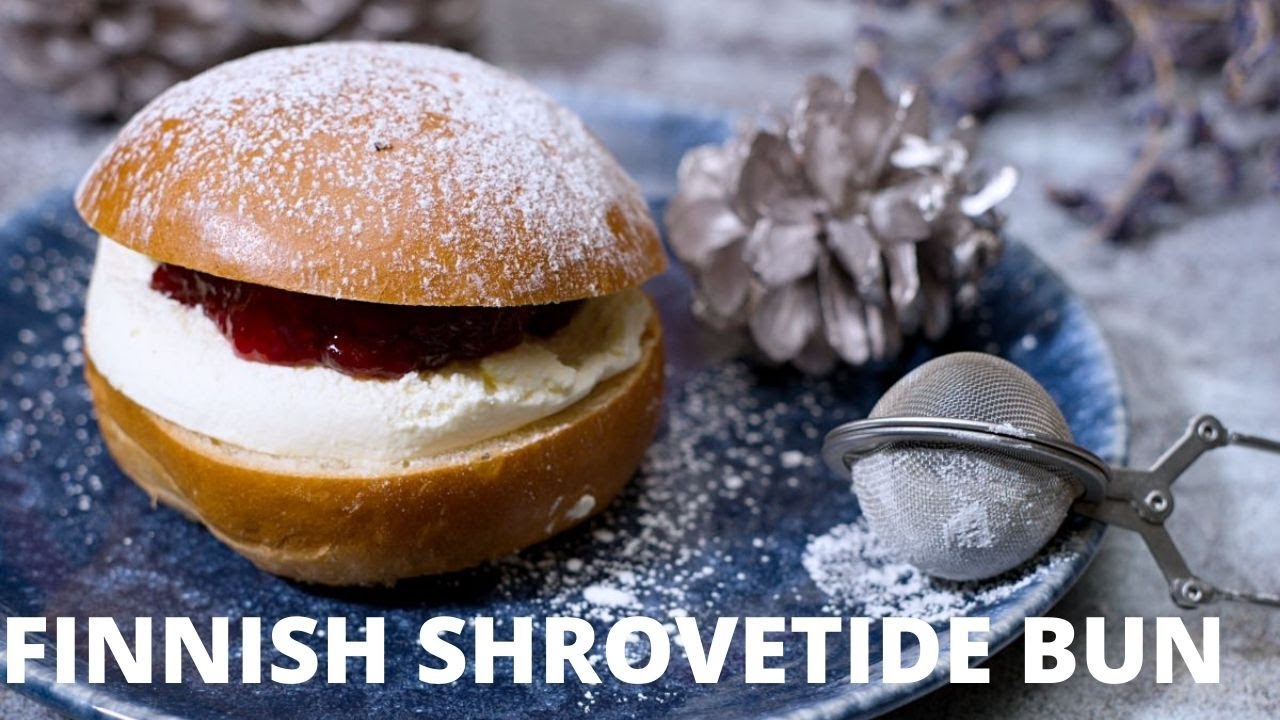 Finnish Laskiaispulla/Shrovetide bun