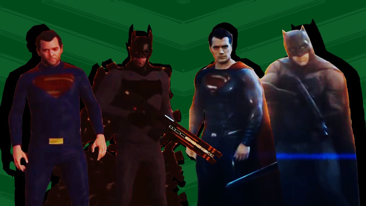 Batman v Superman: Dawn of Justice Trailer Recreated in GTA V [Side by Side Comparison]