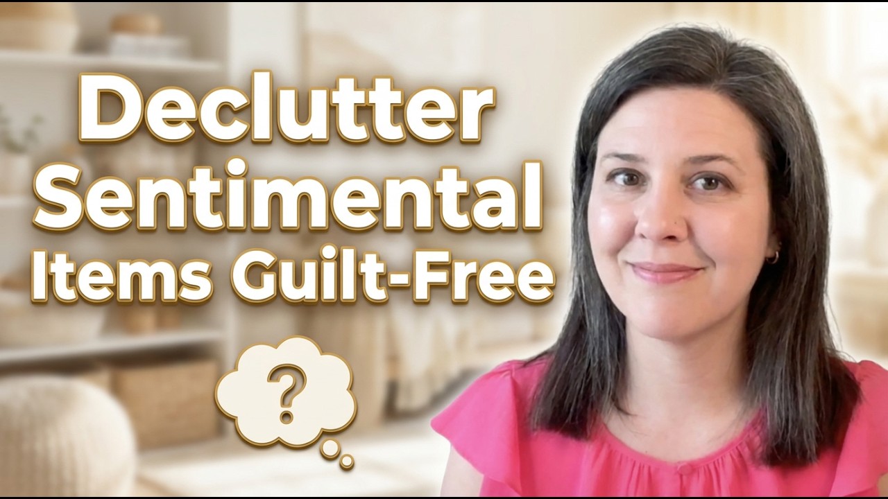 How to let go of sentimental items while decluttering