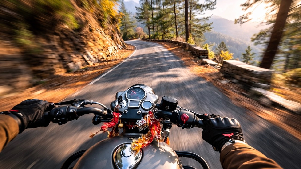 This Forest Road Wasn’t on the Map | Royal Enfield | Classic 350 POV
