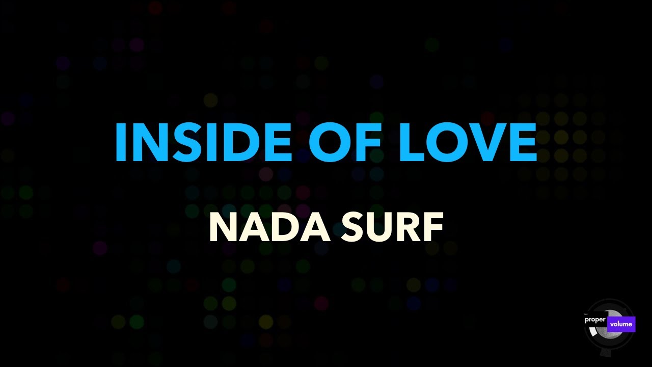Nada Surf - Inside Of Love | Karaoke Version