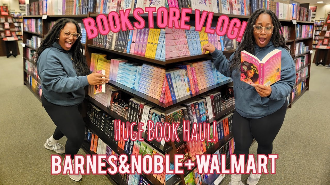 *trying new genres* 😲🫶🏾bookstore vlog! HUGE BOOK HAUL!🫶🏾📚 Barnes&Noble+Walmart