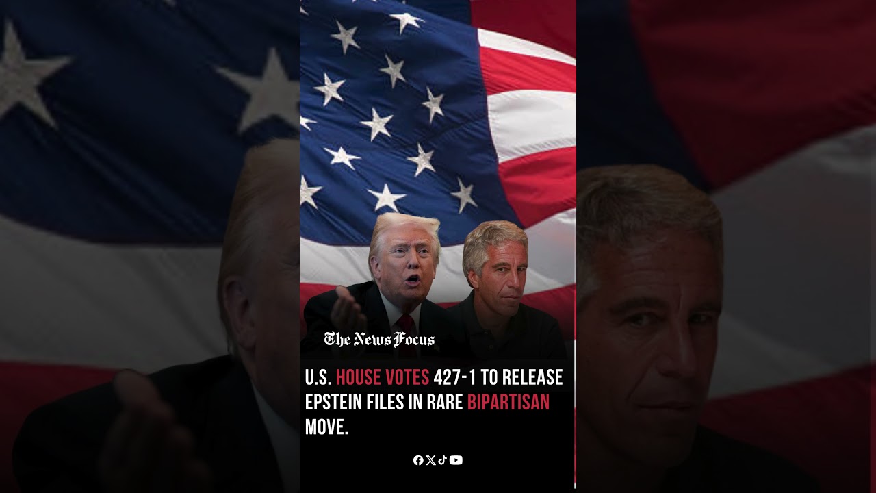 House Votes to Release Epstein Files, Bill Now Moves to Senate