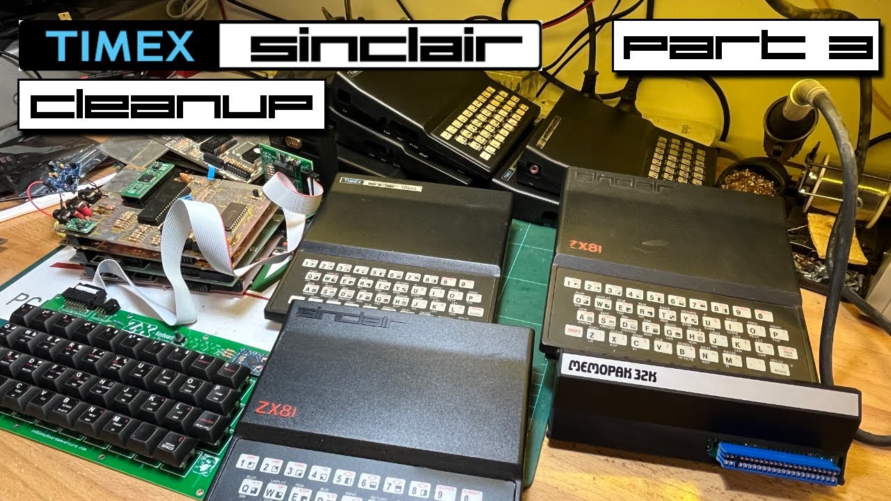 ZX81/TS1000/TS1500 Cleanup: Part 3 (TS1000 RAM upgrade) [TCE #0326]