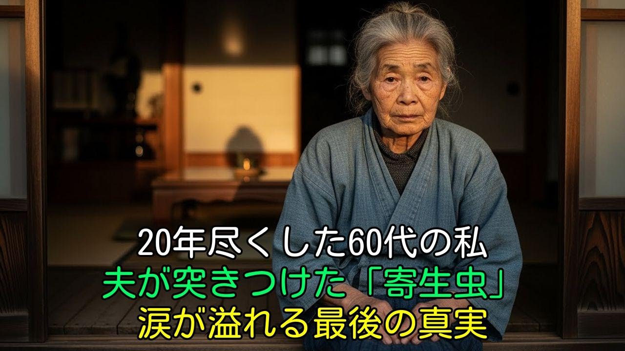 【涙腺崩壊】20年の介護と嫁いびりに耐えた60代の私。離婚届で「寄生虫」と罵る夫が、最後に見落とした衝撃の真実。