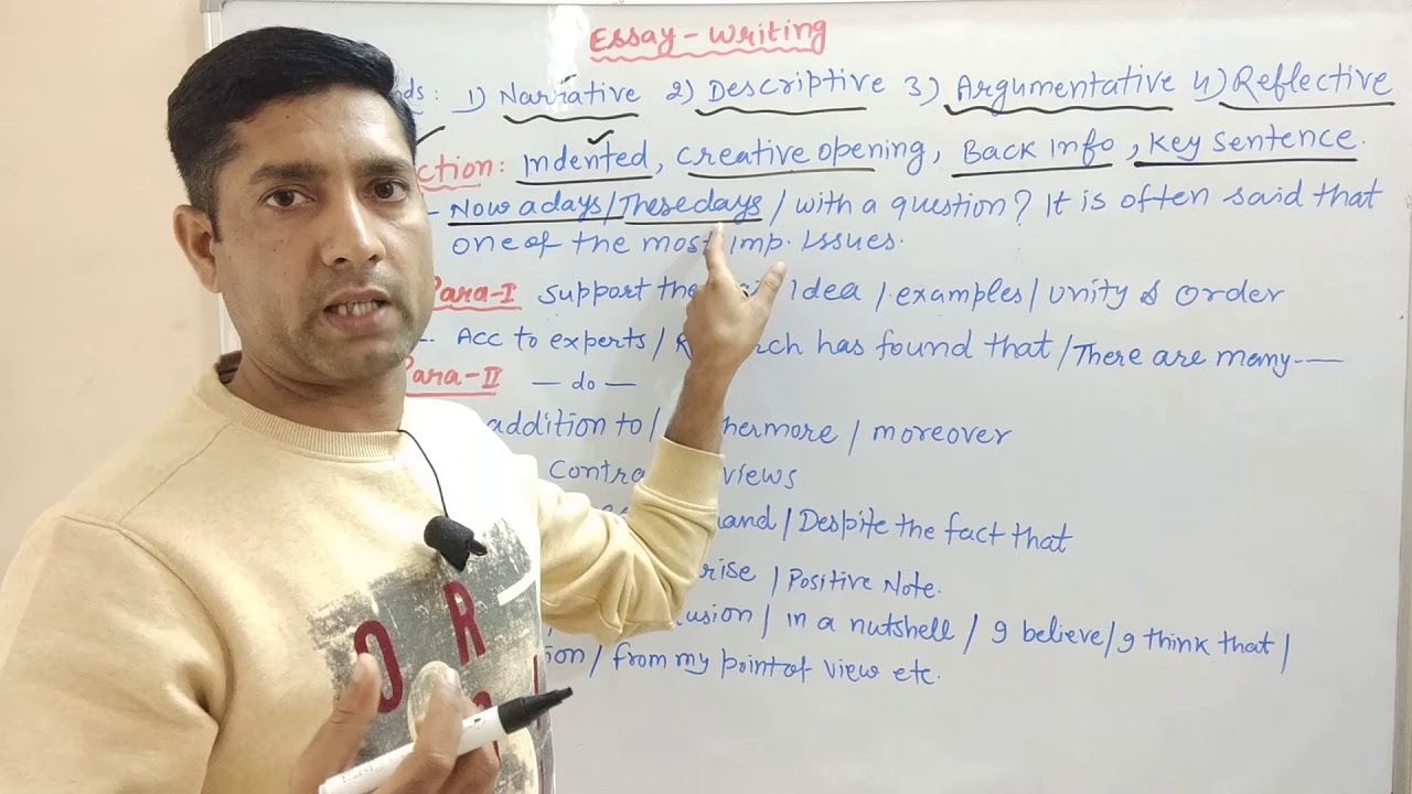 ESSAY WRITING || How to Write a Paragraph? || essay writing in english|| Essay Writing Format