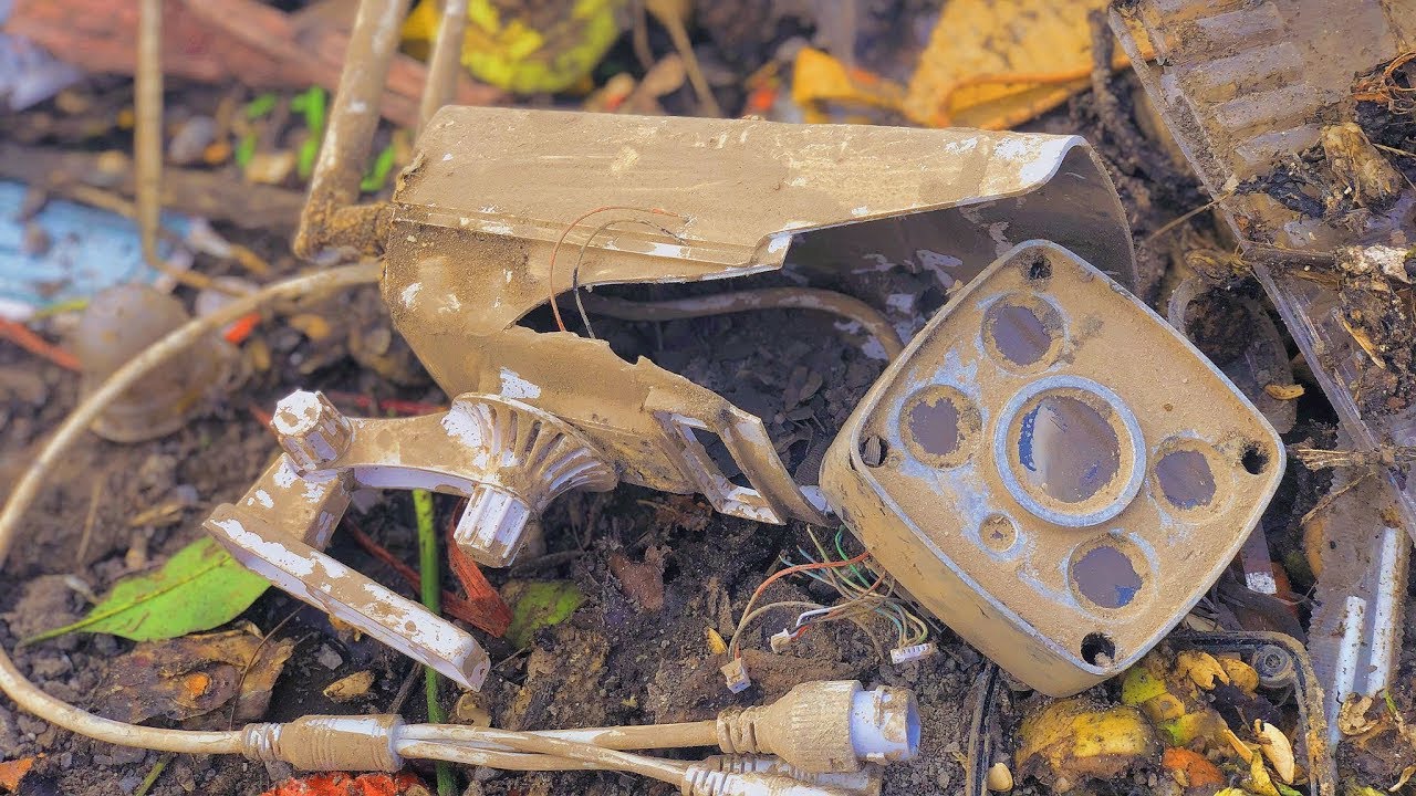 Restoration a destroyed and abandoned security camera | Rebuild and restore security cameras