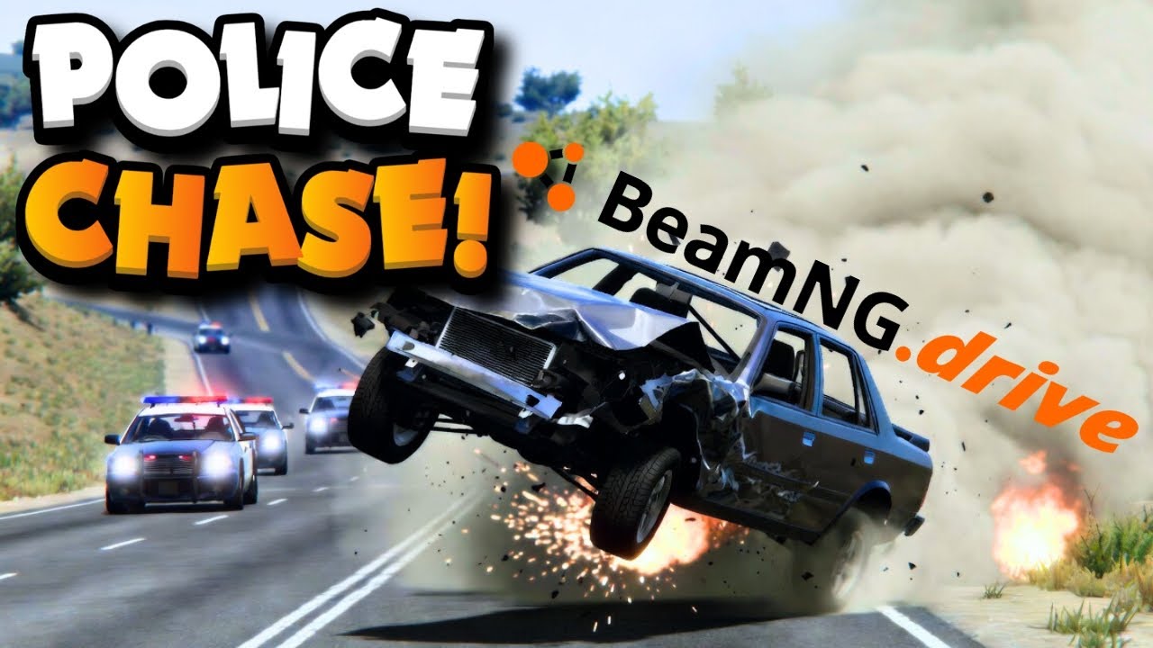 RUNNING FROM THE POLICE LIVE! | BeamNGDrive | RLS Career OVERHAUL!