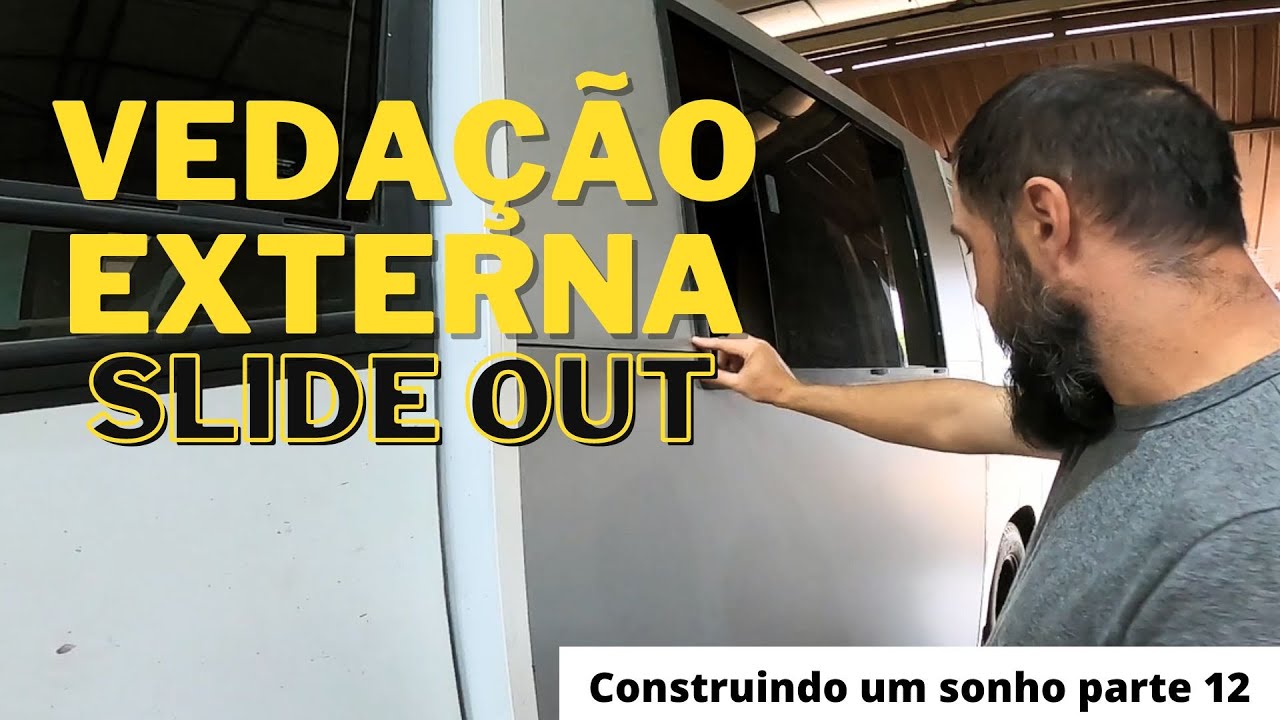 VEDAÇÃO EXTERNA SLIDE OUT VOLARE A6 - MOTORHOME
