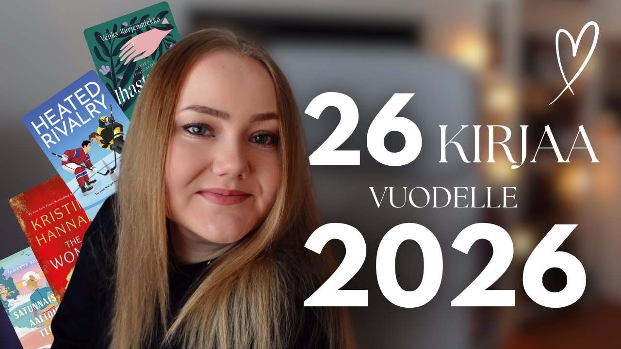 26 kirjaa, jotka haluan lukea vuonna 2026 📚😇