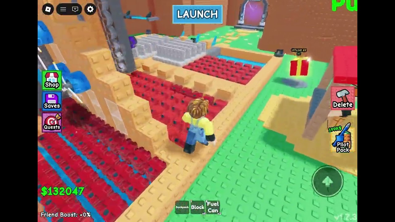 Roblox Build a plane noob vs pro