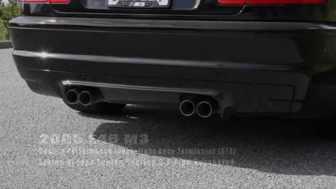 E46 M3  - CPI RTX & Status Gruppe Tuning X Pipe Resonated